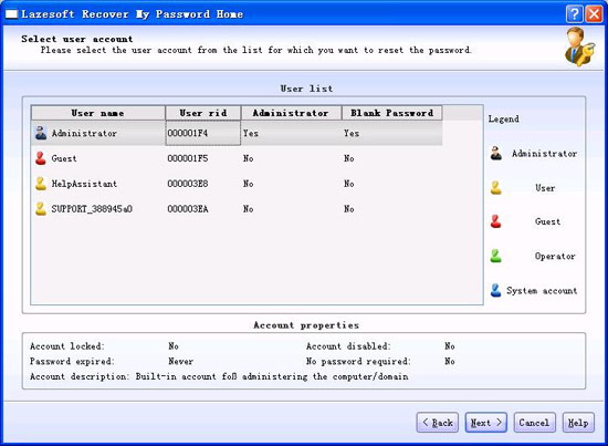 Download Lazesoft Windows Password Recovery